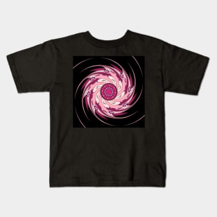 Kaleidoscope of Pink Pastel Mandala Kids T-Shirt